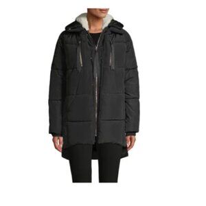 Cherté Quilted Faux Fur-Lined Puff Coat